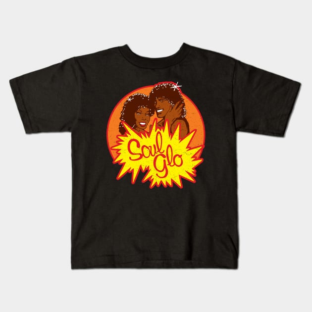 Just Let Your Soul Glo! Kids T-Shirt by Daletheskater